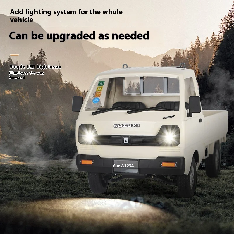 Wpl D14 1:10 Full Scale Suzuki Minivan Rc Car Drift Remote Control Car Toy Climbing Truck Led Light On-Road Rc Cars Trucks 3
