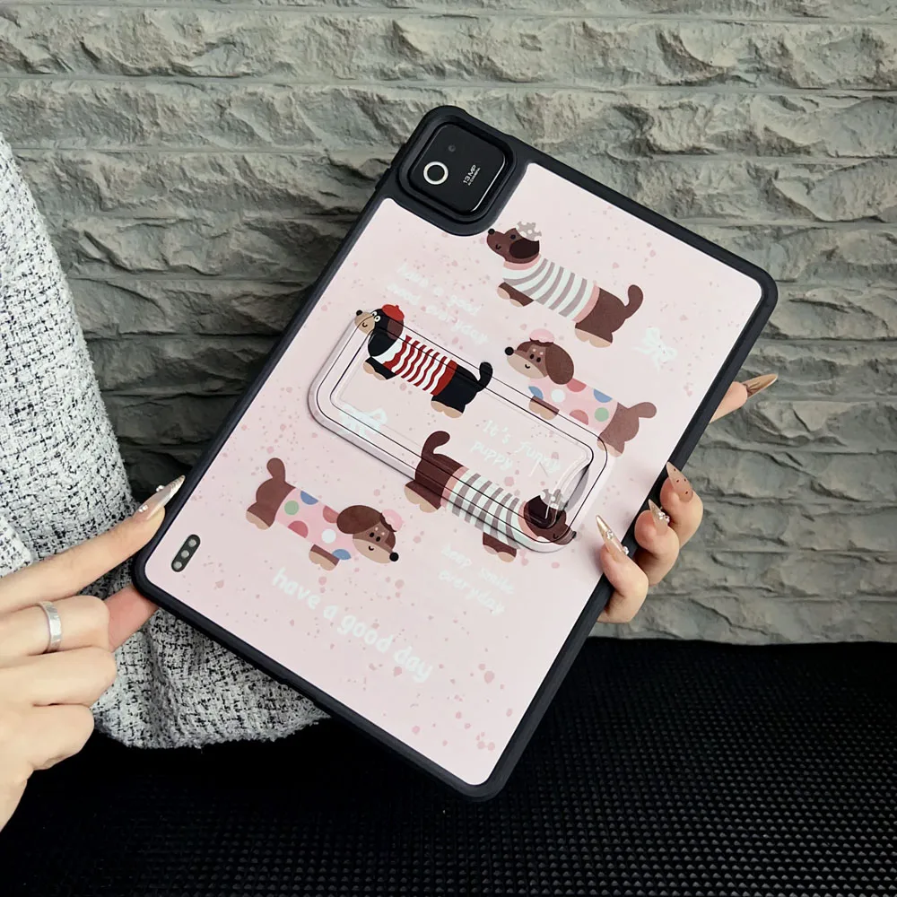 Versatile Tablet Case with Integrated Stand and Durable PC+TPU Shell