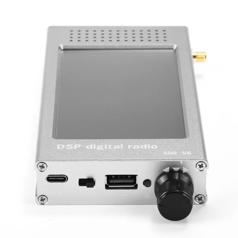 TA-DSP SDR V6 라디오 MW SSB CW HAM 풀 밴드 라디오 수신기(HAM 통신용 4.3인치 IPS 스크린 포함)