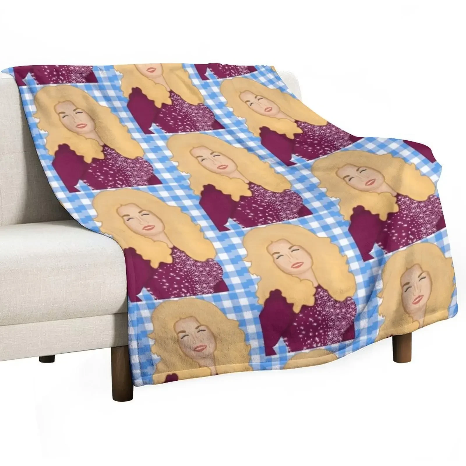 

Dolly Throw Blanket manga bed plaid blankets ands Hairys Blankets