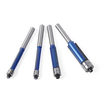 6mm 1/4 "Doppio cuscinetto in metallo duro a filo punte del router per legno strumento di rifilatura biassiale intaglio fresa strumenti di lavorazione del legno 1