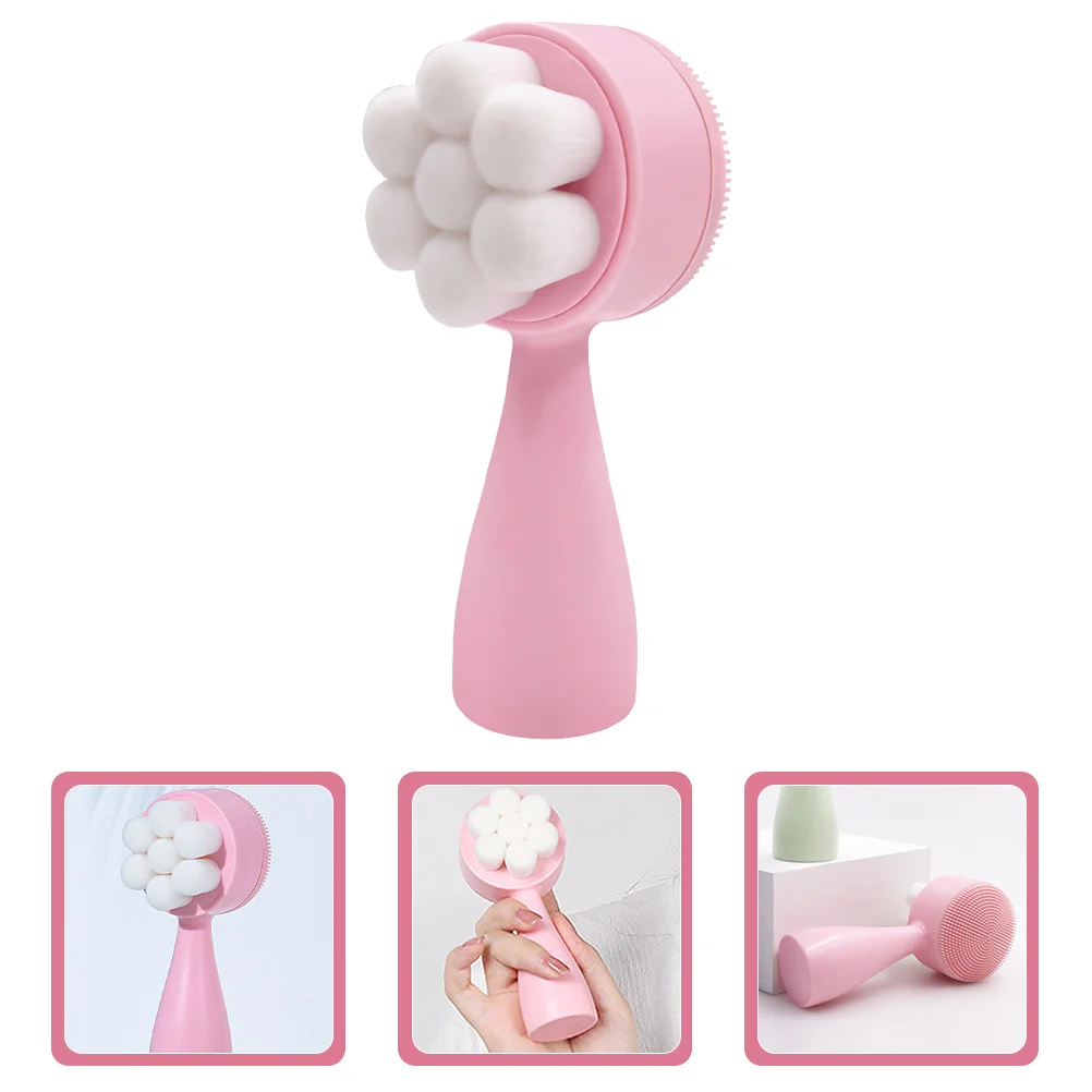 

Double Sided Facial Cleansing Brush Face Exfoliating Female Deep Wash Manual Scrub Double-sided Cleaning Washbasin