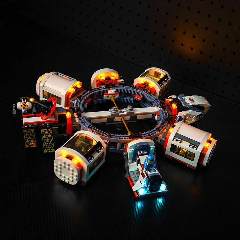 

LocoLee LED light 60433 set is suitable for Modular Space Station building blocks (including lighting accessories only)