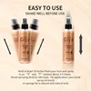Glitter Liquid Highlighting Spray, Glitter Body Glitter Hair Clothes Glow Powder, Holiday Party Long Lasting Holographic Powder 3