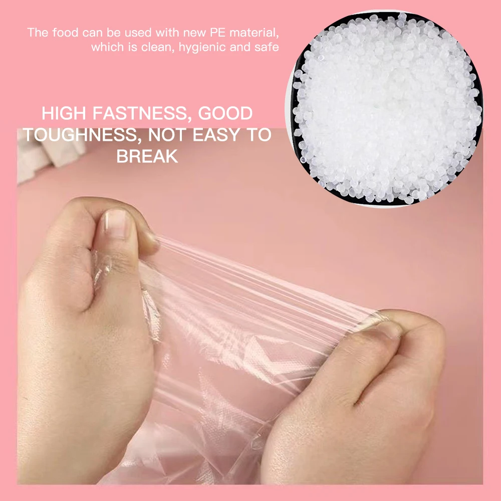 100Pcs Transprent Disposable Hand Foot Bags Detox SPA Covers Pedicure Prevent Infection Remove Chapped Feet Gloves Hand Care