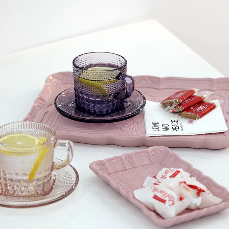 Wooden Retro Style Plate for Tea Break and Cold Meals