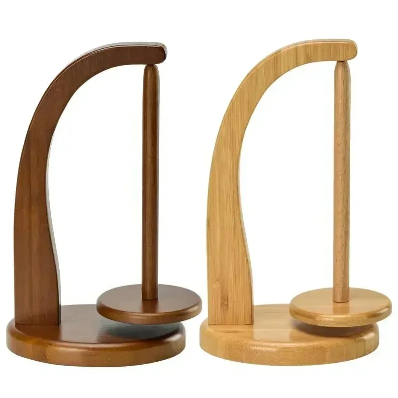 Porte-bobine En Bois Pour Laine - Double Axe Magnétique Rotatif - Accessoire Tricot Et Crochet - Organisation Fil