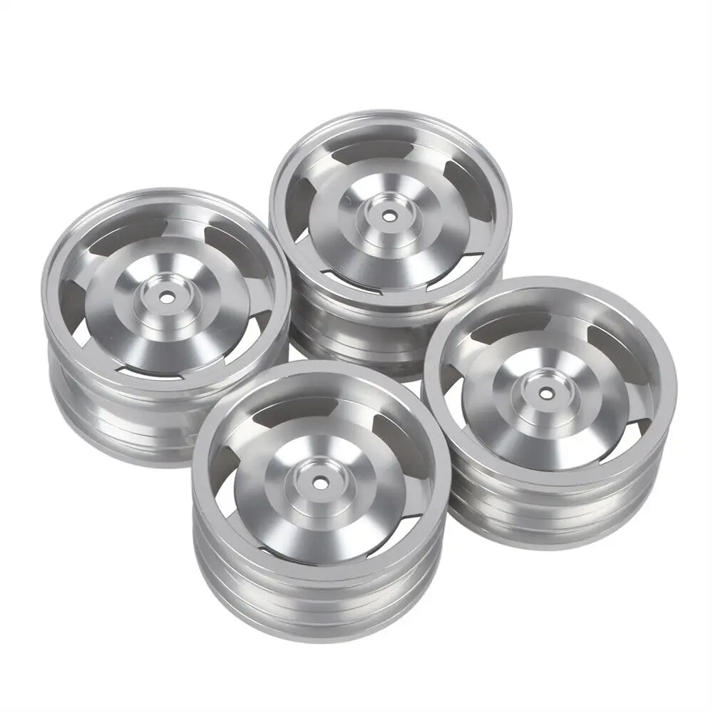 

Aluminum Front Rear Wheels Rim For Tamiya DF03/TD4/TL-01B/TT-02B/Top Force EVO 4WD Buggy