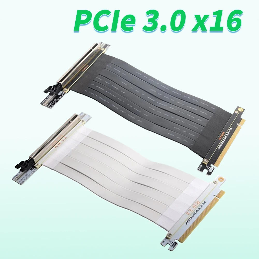 

PCIe 3.0 Riser x16 High Speed PC Graphics Cards PCI Express Extension Cable Extender 16x GPU Riser Cable For ATX chassis NR200