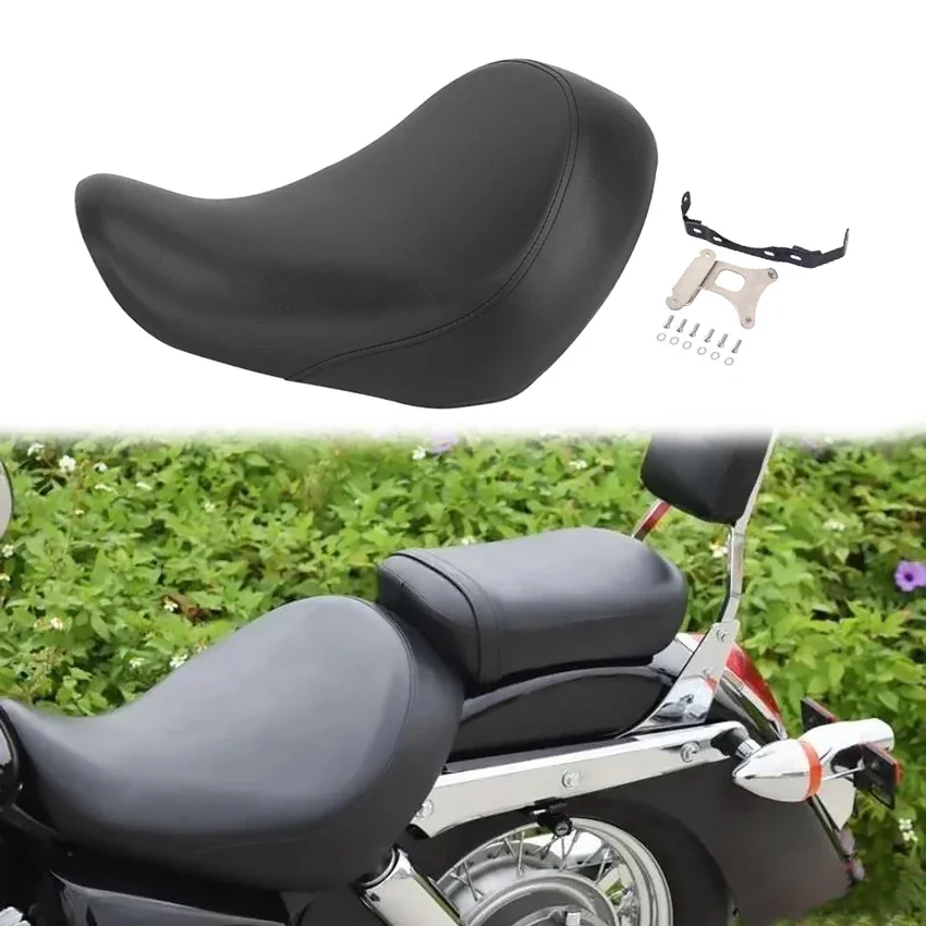Motorcycle Front Seat For Honda Shadow Aero VT 400 750C 20042013 Black