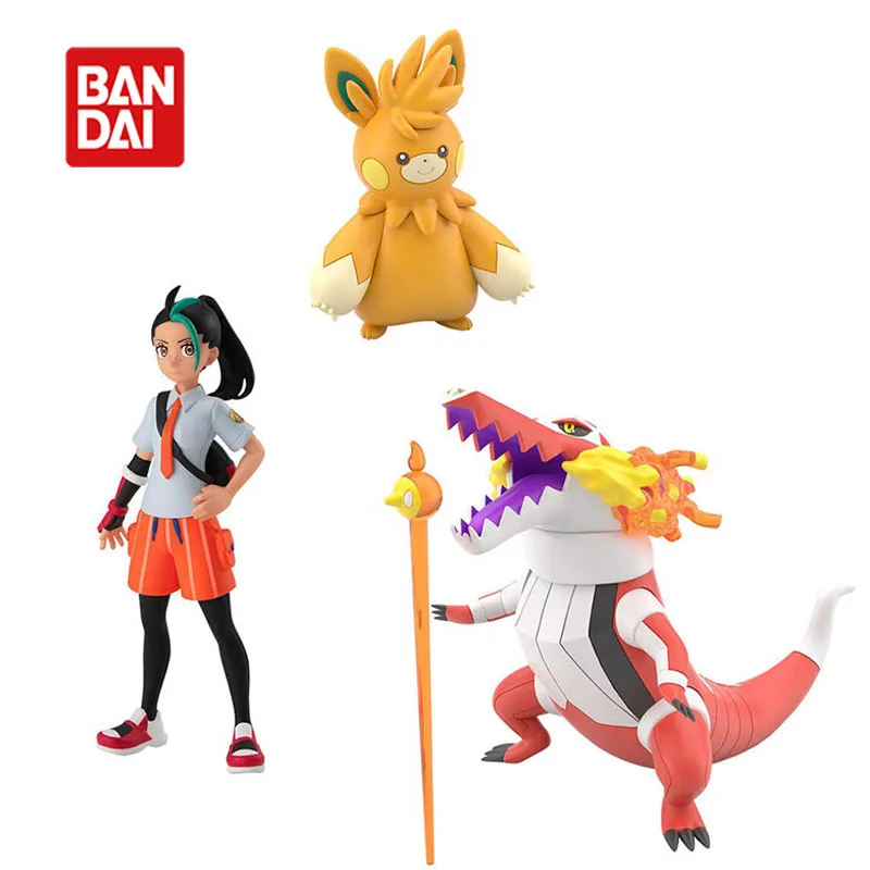 

IN Stock Bandai Shokugan Pokemon Scale World Paldea Region Nemo Parmot Laudbon Scarlet Ver. Original Anime Figure Model Toys