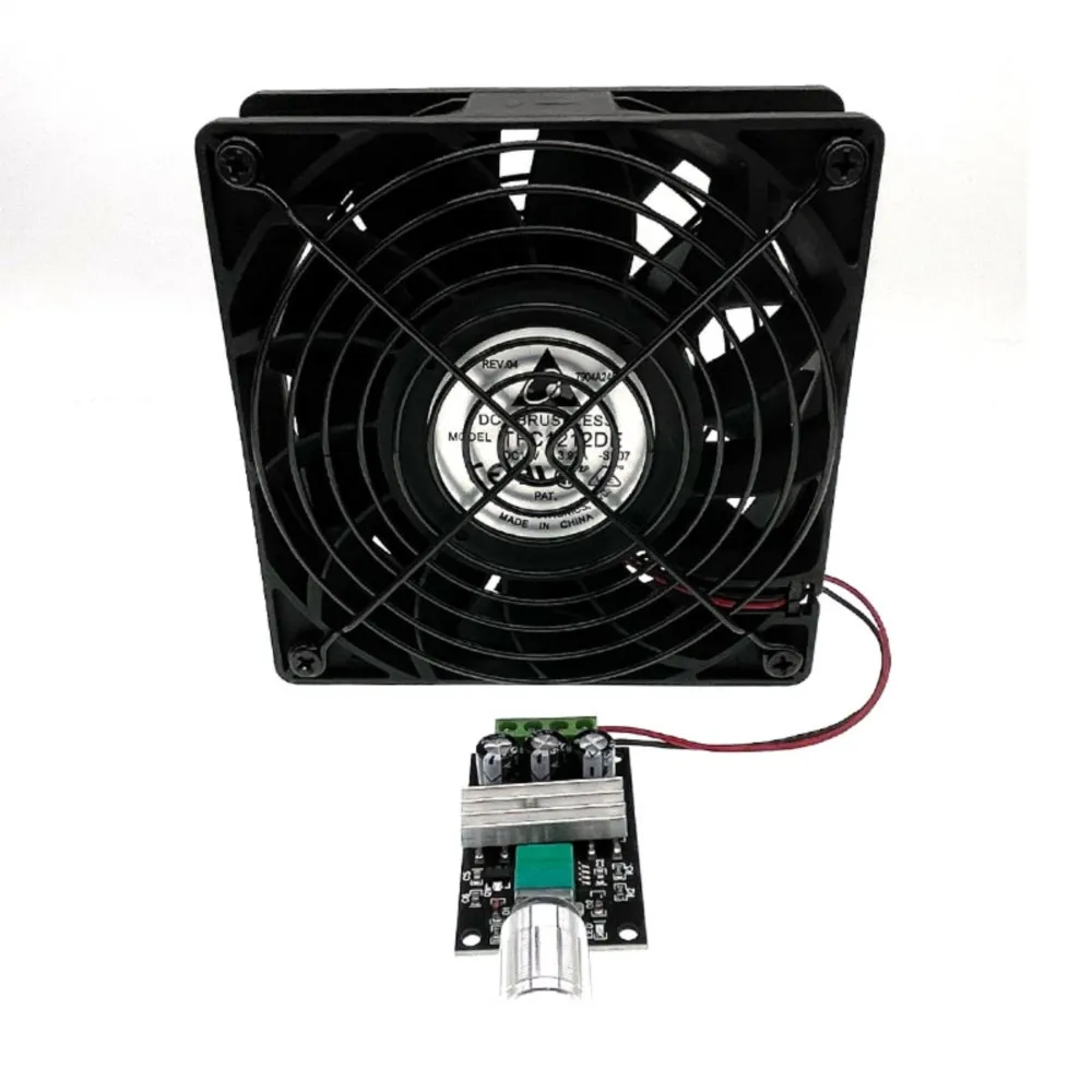 Ventola Di Raffreddamento Silenziosa 120x120x38mm, 24V 0,40A, 3200 RPM, 120 CFM, Per CPU E Case Computer