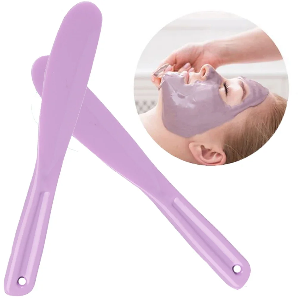 Plastic Spoon Facial Mask Stick Makeup Tools Mini Disposable Cosmetic Spatula Scoop Face Beauty DIY