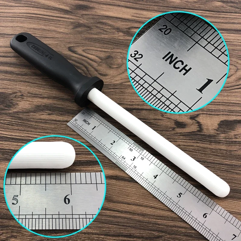 Musats 6 inch Ceramic Sharpening Rod knife sharpener ABS Handle Honing for Knives Sharpening steel,knife sharpener