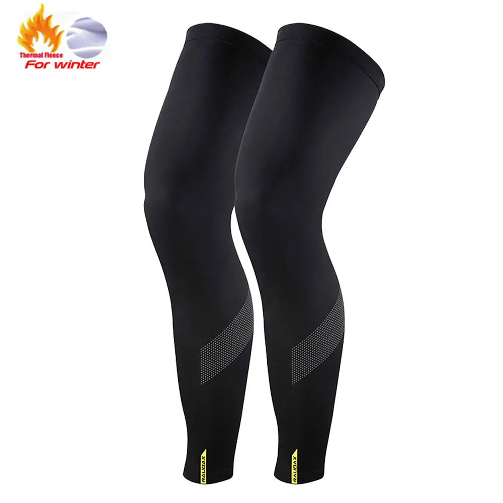 RX Winter Cycling Leg Warmers Thermal Fleece MTB Bike Running Leg