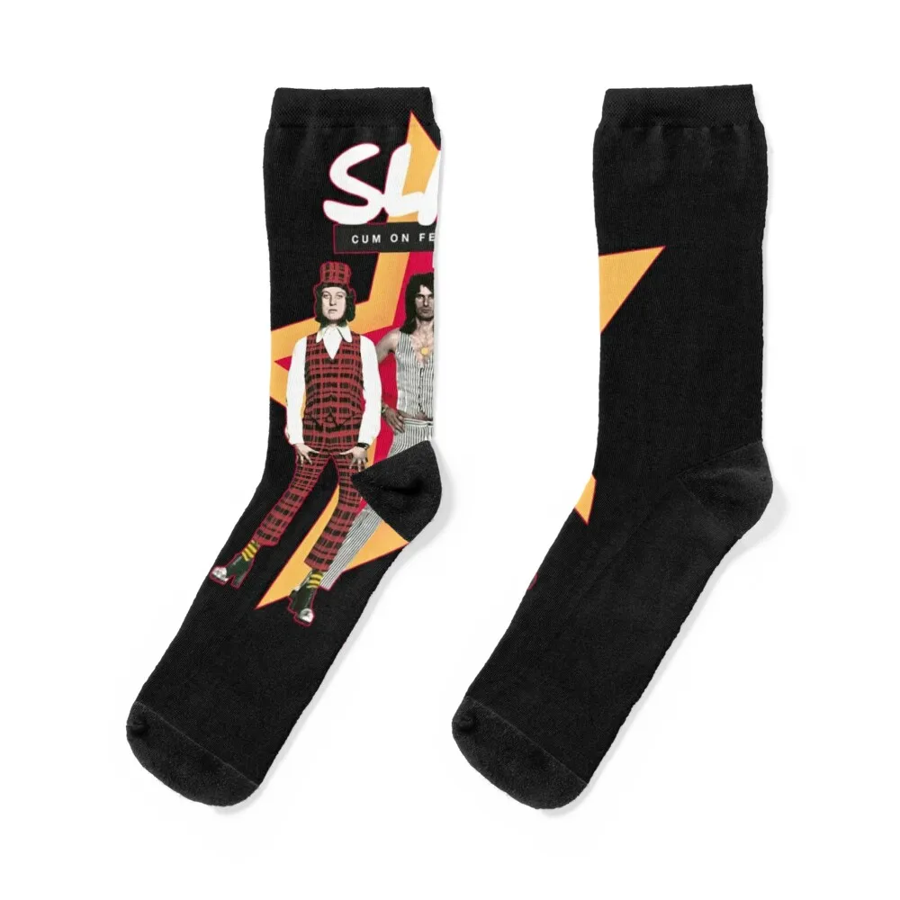 

Slade Rock Members Socks funny gift Thermal man winter sport soccer anti-slip Socks For Men Women's