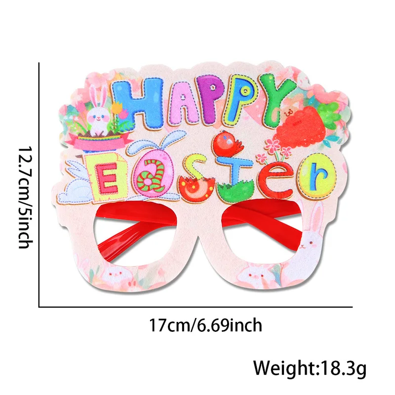 Easter Eggs Rabbits Glasses Holiday Party Decorations Chicken Glasses Frames Children'S Cartoon Photography Props Accessor