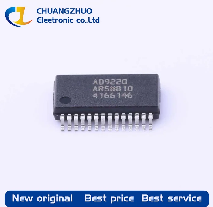 

1Pcs New original AD9220ARSZ AD9220ARS 12Bit 5V 10MHz Parallel SSOP-28-208mil Analog To Digital Converters