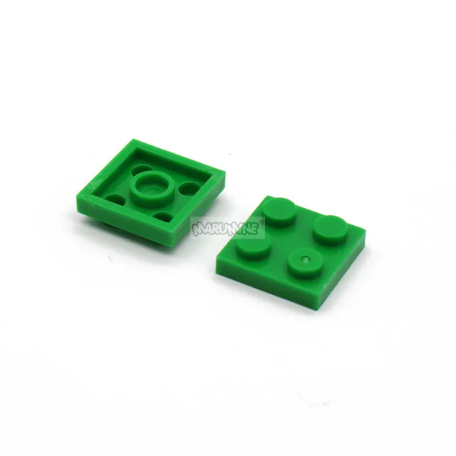 Marumine 2x2 Plate 100PCS DIY Building Blocks 3022 Baseplate Create MOC Bricks Parts Accessories Compatible Assembles Particles 5
