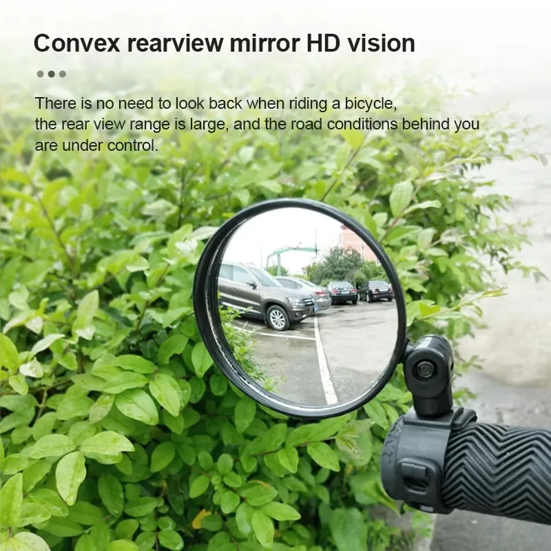 Motorcycle Mirror 2025 Now Rearview Side Mirror For Safety View Turning Left Right Adjustable Mini