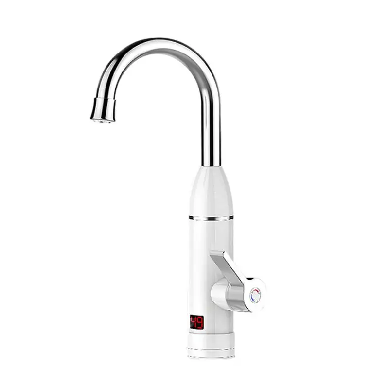 

Water Heating Faucet Tankless Water Heater For Home 3000W Bathroom Faucet Temperature Display Sink Faucet Rotatable Water