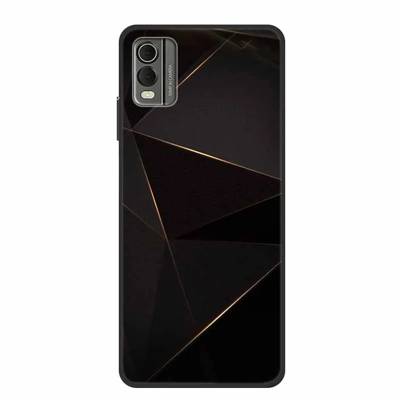 Luxury TPU Soft Silicone Back Cover with Lovely Floral Design - Shockproof Phone Protector