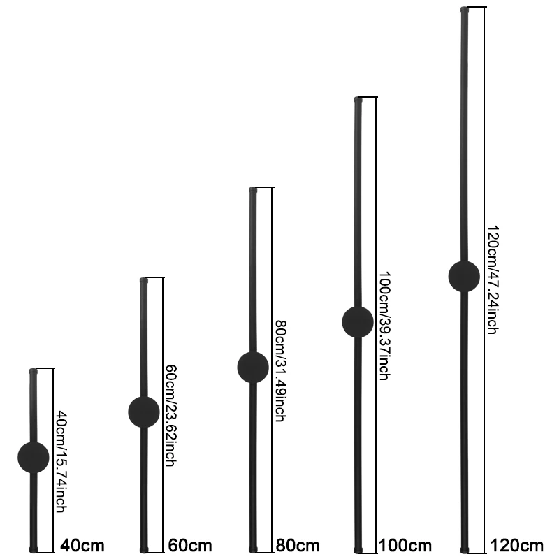 Modern Minimalist LED Linear Wall Lamp 80cm/100cm/120cm Long Strip Wall Lamp Bedroom Living Room Home Decor 6