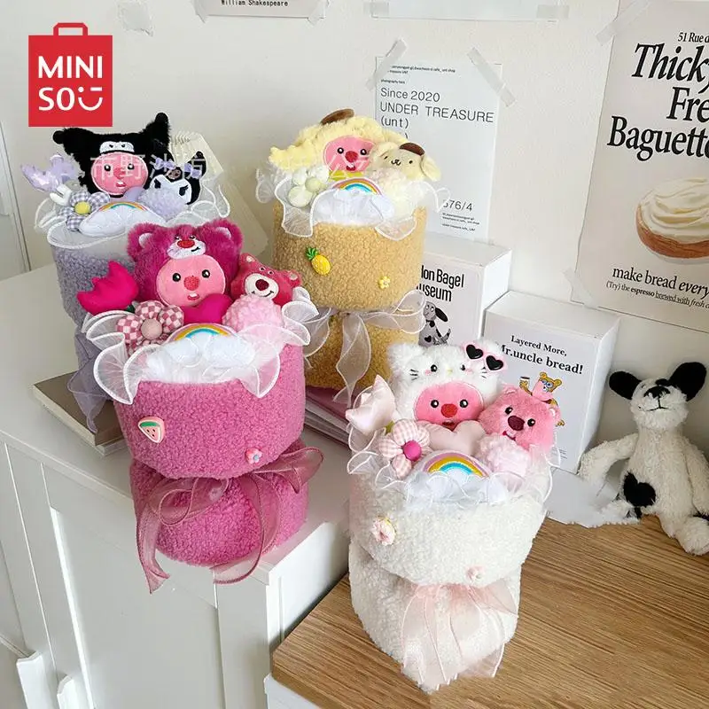 

Милая Новая модель Miniso Loopy, плюшевая модель, детский подарок на день рождения, мультяшный рождественский подарок, детский подарок на день Святого Валентина