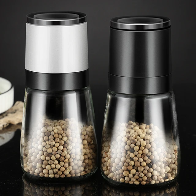 Electric Grinder Set Salt Pepper  Rechargeable Salt Pepper Grinder Set -  1/2pcs - Aliexpress