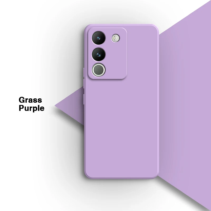 Premium Soft Silicone Phone Case with Camera Protection and Flocked Interior