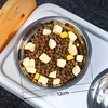 Elevated Pet Bowl for Small Dogs and Cats-Tilted Adjustable Raised Dog Bowls with 3 Stainless Steel Non-Slip Feeder Dog Bowls 5