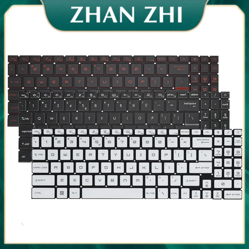 Nuova Tastiera Per Laptop Per Msi Katana Gf66 11Ud Gf76 Gl66 Gl66 Z16 Ms-1582/Ms-1581/Ms-1583 M S-17L1 Ms-17L2 Ms-17H3