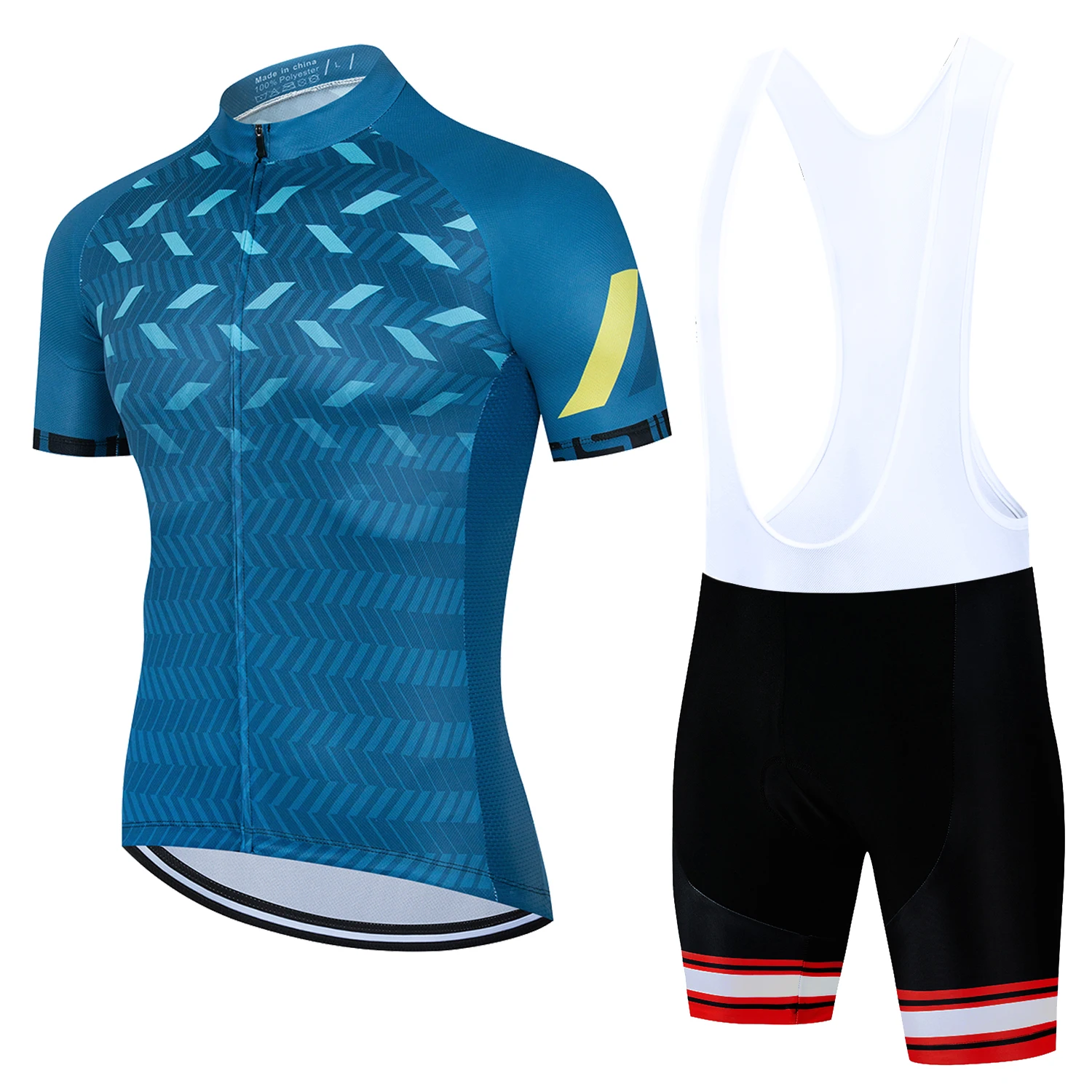 Enhanced Men's Professional Cycling Jersey and Bib Set - Summer Edition