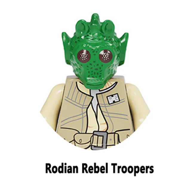 Hoth Rebel Alliance Troopers Rodian Duros Building Blocks Resistance Han Solo Leia Chewbacca Bricks Cassian Andor Figure Kid Toy N-PG2308