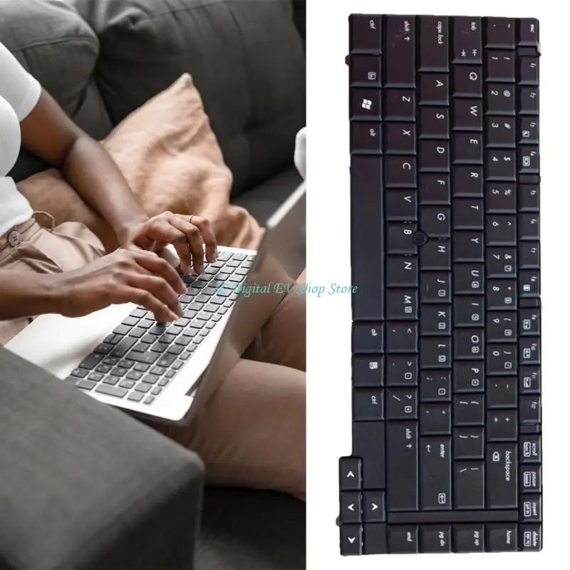 E74D Laptop-Tastenfeld, englische Tastatur, US-Layout, Tastatur für EliteBook 6930 6930P 483010-001 468778-001 V070530AS1 – Detail 10