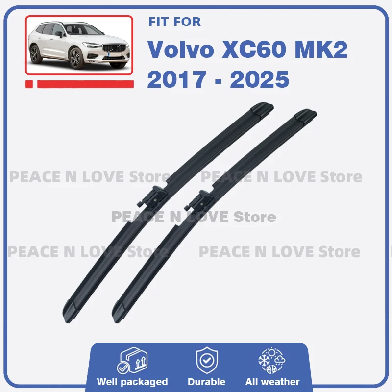 Для Volvo XC60 MK2 2017-2025 щетки стеклоочистителя переднего стекла с ...