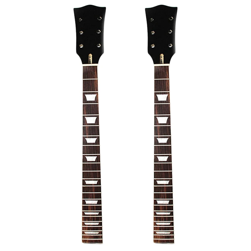 

2Pc Electric Guitar Neck For Gibson Les Paul Lp Parts Maple Rosewood 22 Fret
