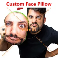 Customized 3D Human/ Animal Face Pillows,Hot Funny Head Pillow,Personalized Woman Pillow,Pet Loss Memorial Gift,Pet Lover Gift 2