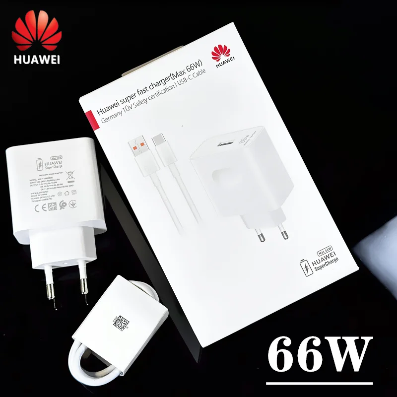 HUAWEI - Chargeur Rapide Original 66W - Câble Type C 11V 6A-5