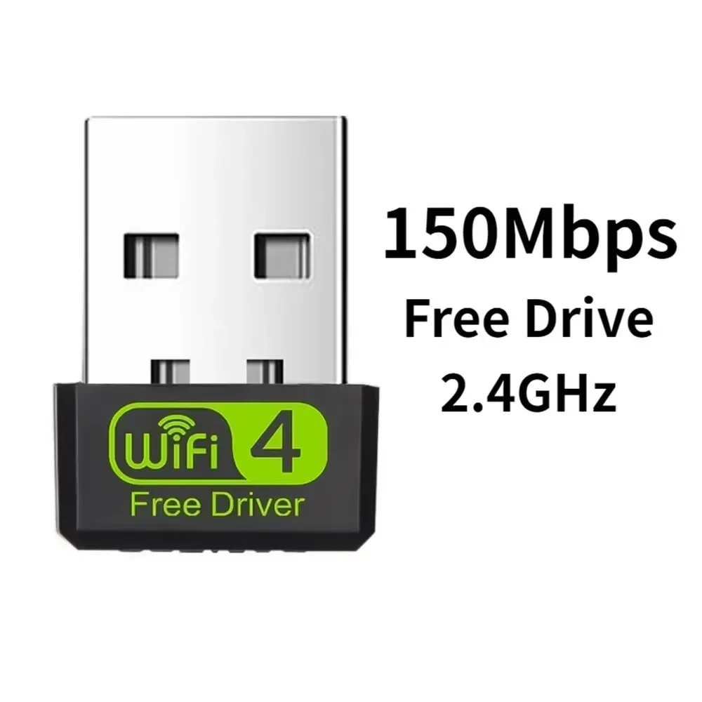 미니 USB WiFi 어댑터 150Mbps 무선 네트워크 카드 어댑터 WiFi 동글 수신기 RTL8188 데스크탑 노트북 PC Windows