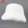 New Women Winter Luxury Knitted Faux Mink Fur Bomber Hat Warm Faux Fur Cap Girls Quality Soft Faux Mink Fur Hats 1