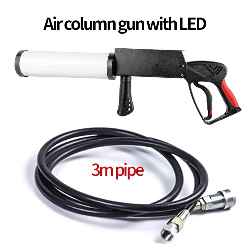 Stage Special Effect Mini Handheld Carbon Dioxide Jet Led Gun Co2 Gas Column Gun Smoke Jet Fog Machine Gun
