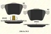 

Ten brake BALATASI for GALAXY S MAX 2.0eco/22.0tdci/22.2tdci 0615 S60 II