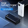 NEW 120W High Capacity Power Bank 50000mAh Fast Charging Powerbank Portable Battery Charger For Android Samsung Huawei 1