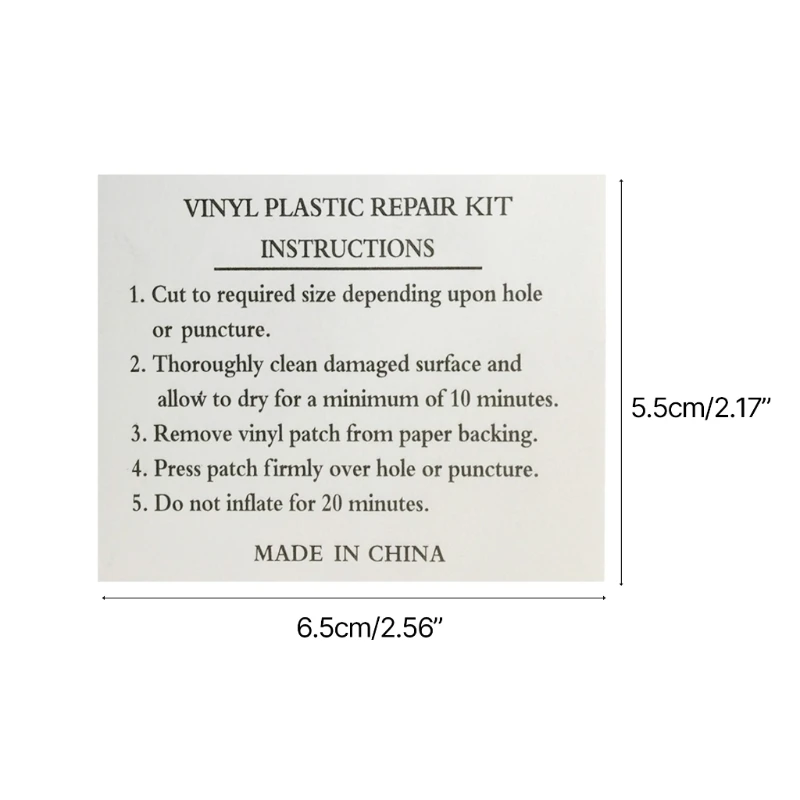 

Inflatable Patch Repair Kit Self-Adhesive Repair Patches for Swimming Pool Swimming Ring Inflatable Boats Air Dropshipping