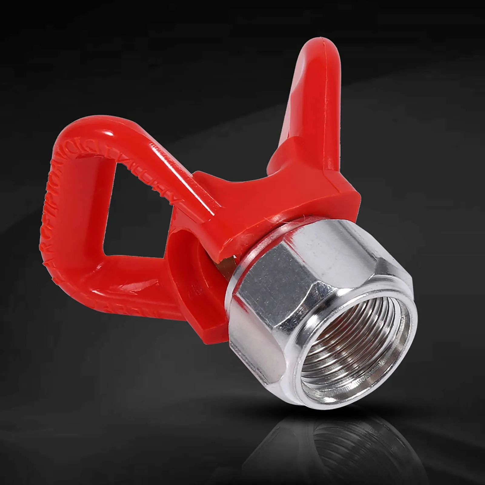 Airless Paint Spray Sprayer Gun Tip Guard Nozzle Seat Replacement Universal Tool Red New Airless Spray Holder Spray Nozzle Guard
