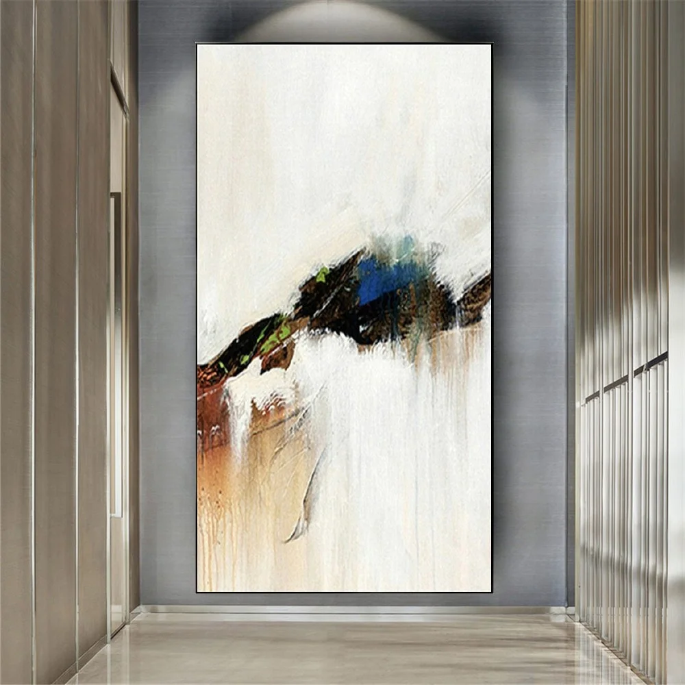 

Simple Design Wall Art Picture Nordic House Canvas Poster Hanging Real Handmade Abstract Oil Painting Decorative Living Room