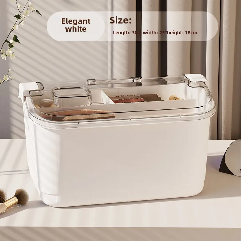 Nail art tool storage box Large capacity dust-proof jewelry sorting box Eyebrow pencil lipstick storage box 6