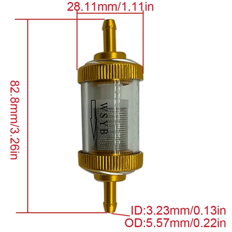 10X Universal Diesel Filter Element Parking Heater Parts Transparent Disassemblable Fuel Filter for Eberspacher Webasto 12 Type