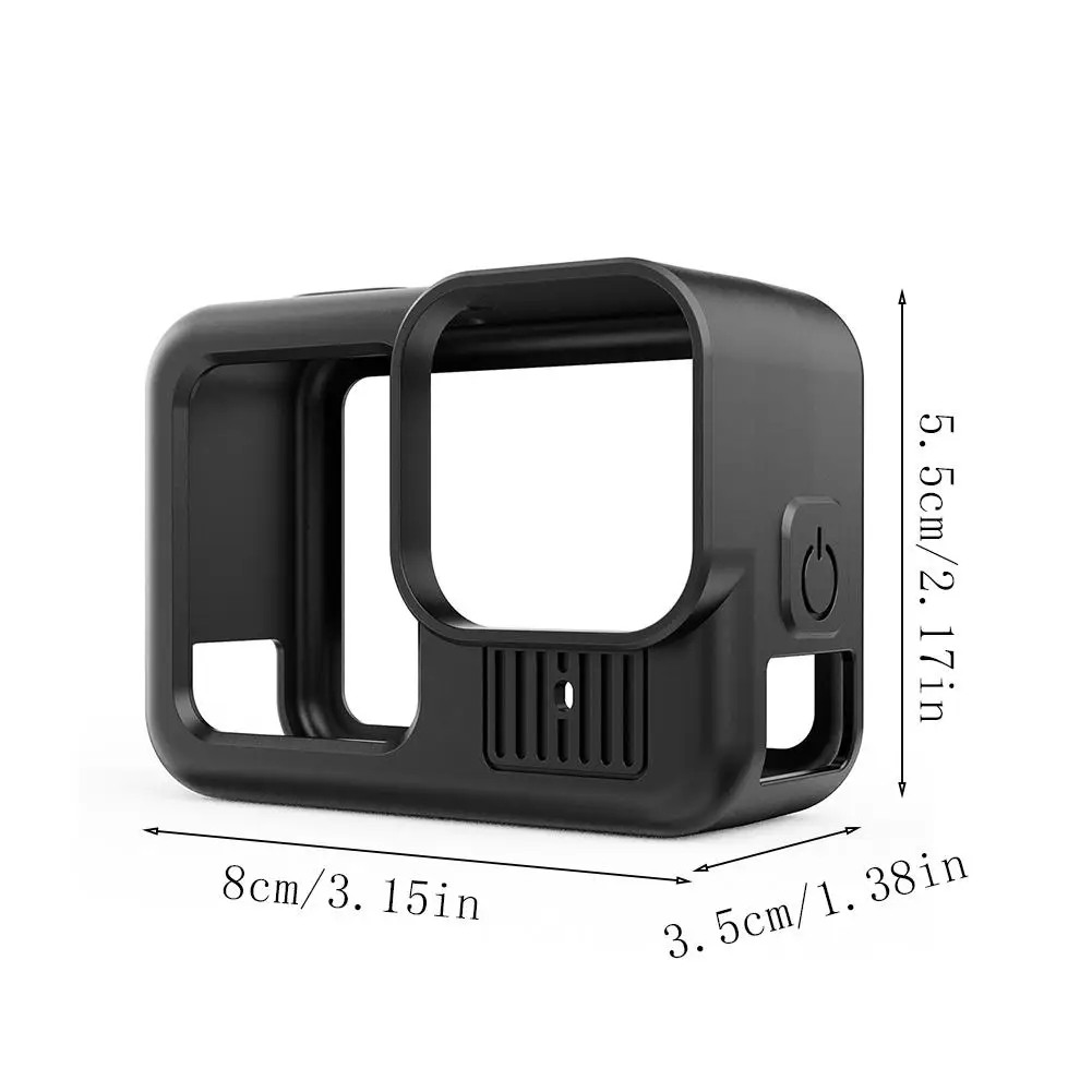 Action Camera Accessory FOR GoPro13 Silicone Protective Jacket Integrated Lens Fully Enveloped Protective Cover Sports Camera Accessories Set